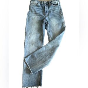 VERVET BY FLYING MONKEY Light Blue Ankle Jeans